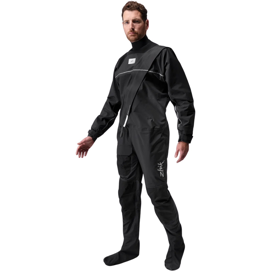 2026 Zhik Unisex Front Zip Performance Drysuit DST-0270-U-BLK - Black